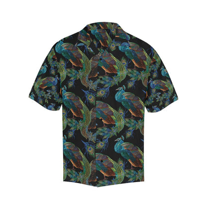 Peacock Pattern Print Design A Hawaiian Shirt