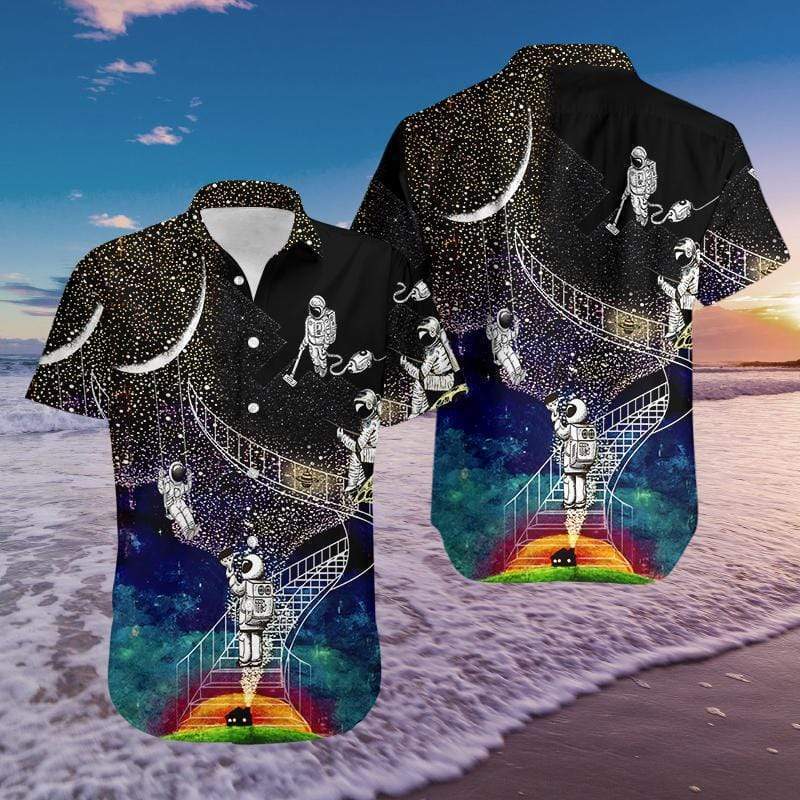 Dreaming Become Astronaut Hawaiian Shirts