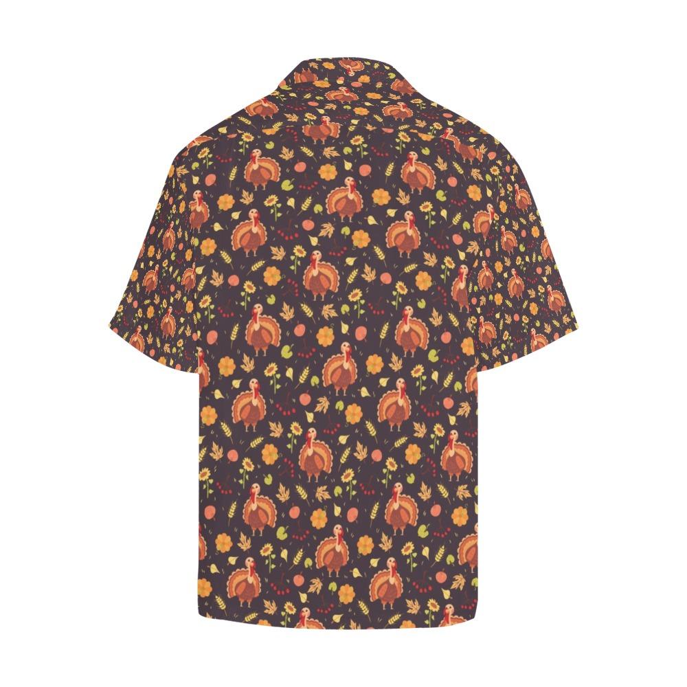 Thanksgiving Print Design Hawaiian Shirt