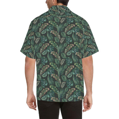 Banana Leaf Pattern Print Design Hawaiian Shirt