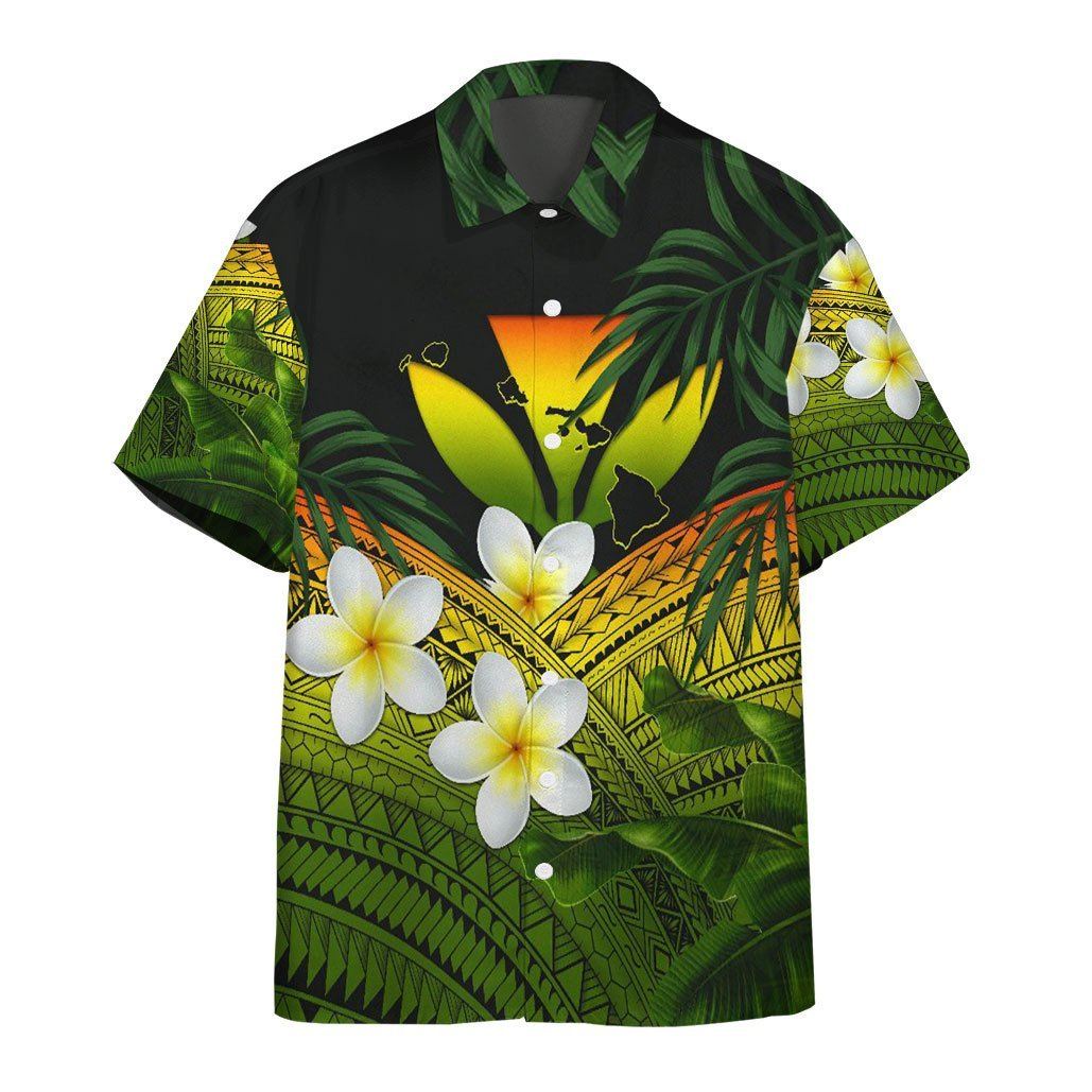 3D Plumeria Native Hawaiian Shirt