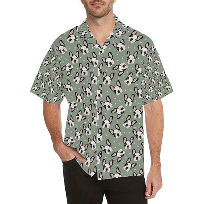 Boston Terrier Pattern Print Design Hawaiian Shirt