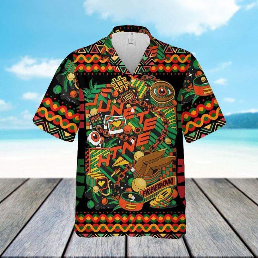 Freedom Symbol For Juneteenth Day Hawaiian Aloha Shirts