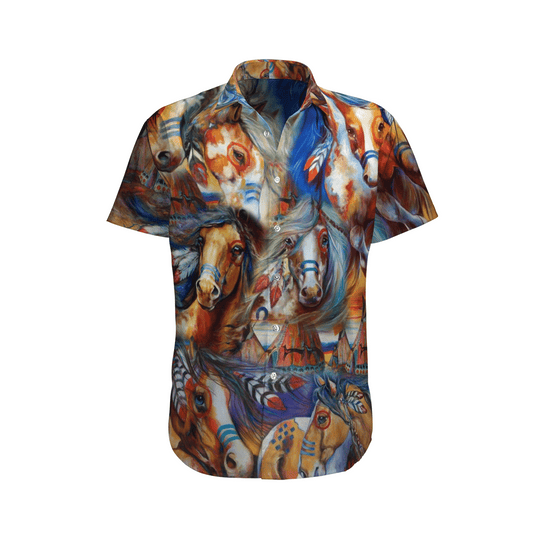 Horse  Colorful High Quality Unisex Hawaiian Shirt For Men And Women Dhc17063567