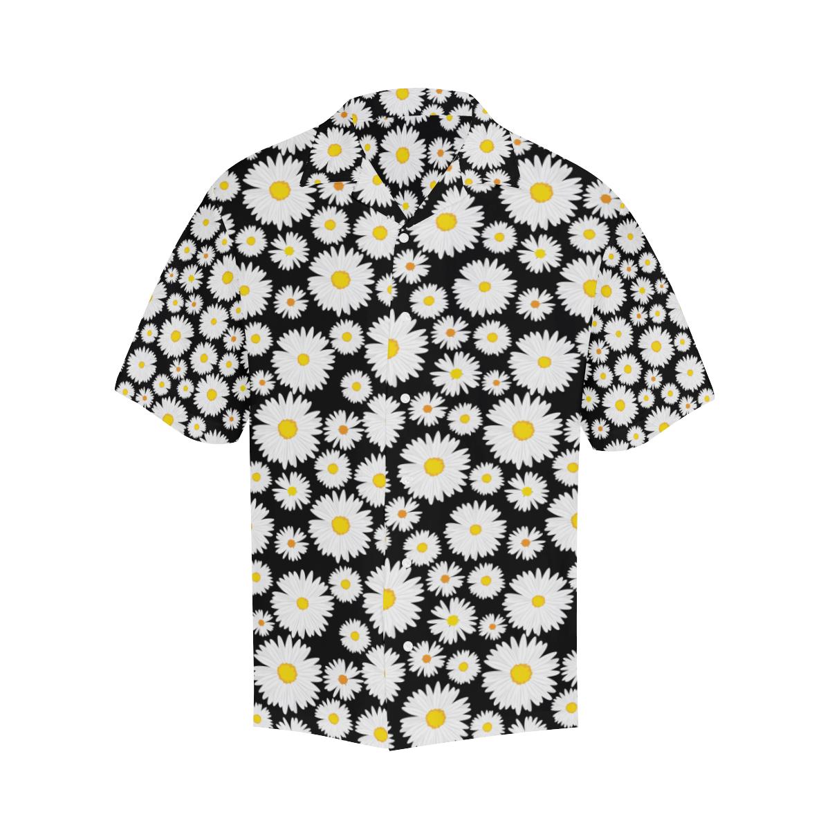 Daisy Pattern Print Design Hawaiian Shirt
