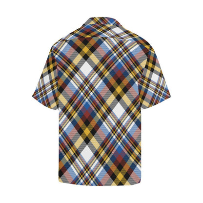 Madras Pattern Print Design Hawaiian Shirt