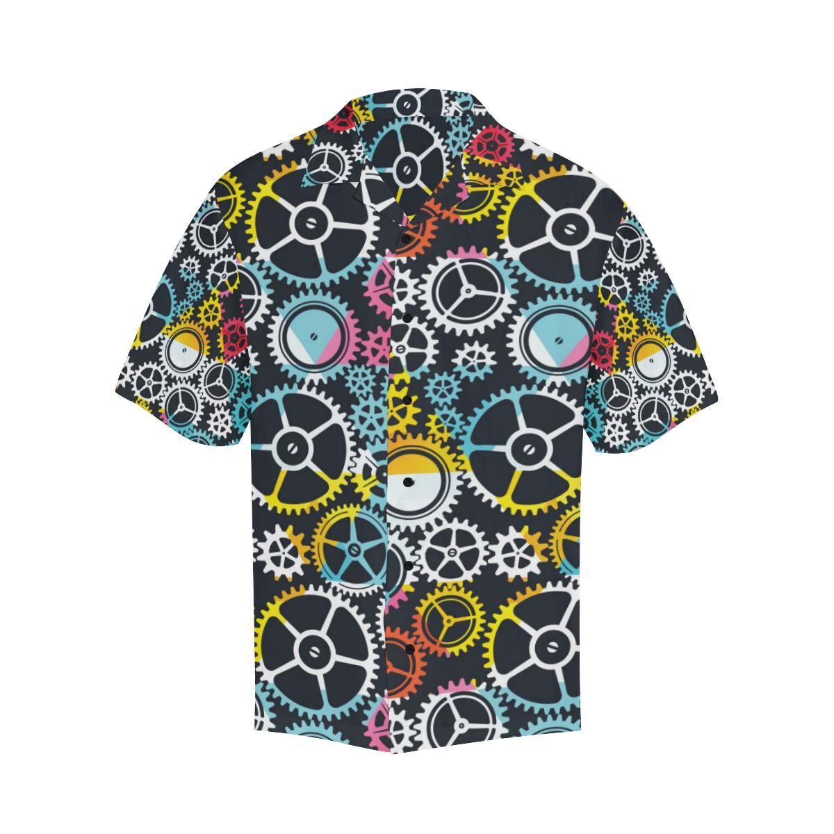 Mechanic Pattern Print Design Hawaiian Shirt