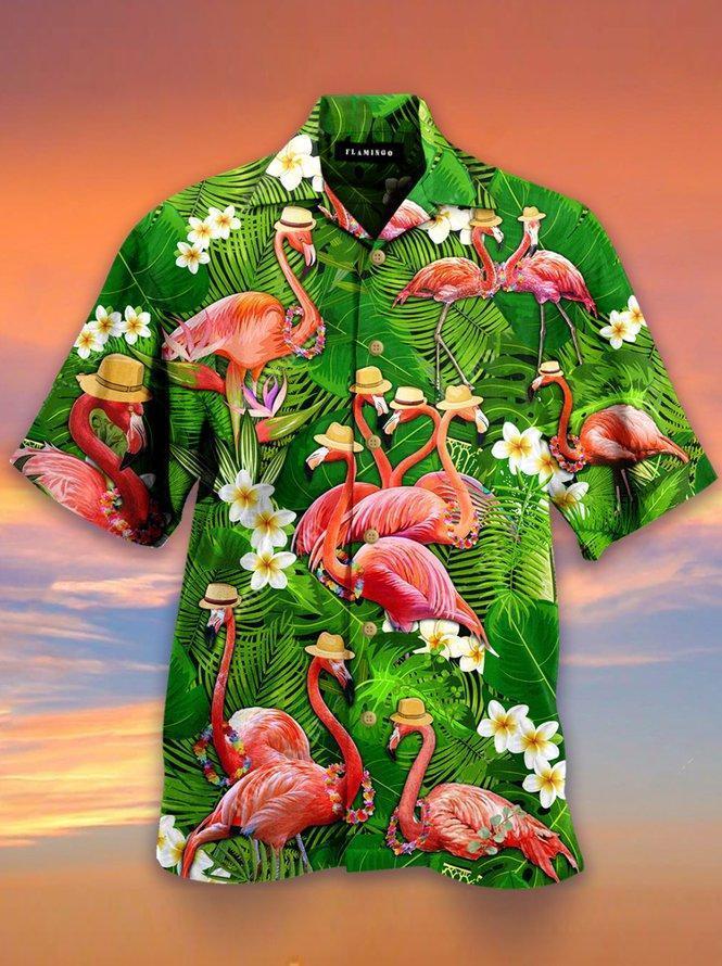 Flamingo Hawaiian Shirt