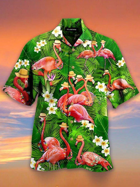 Flamingo Hawaiian Shirt