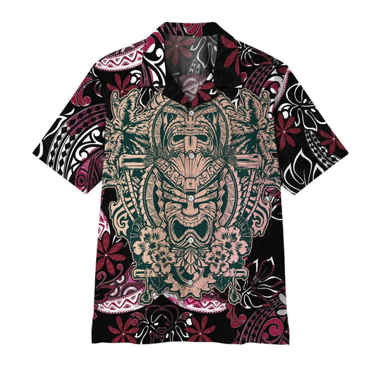  3D Polynesian Tiki Hawaii Shirt