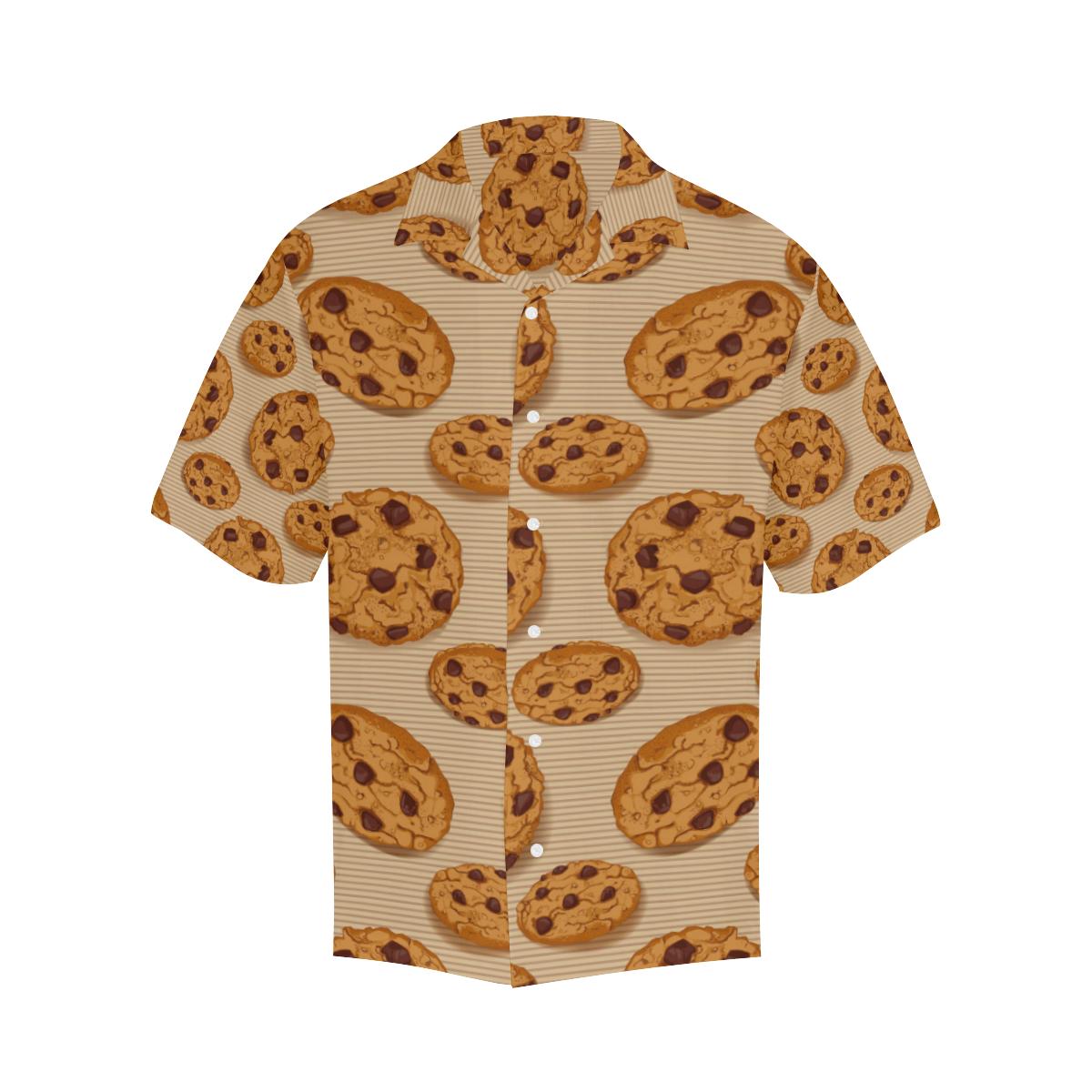Cookie Pattern Mens All Over Print Hawaiian Shirt
