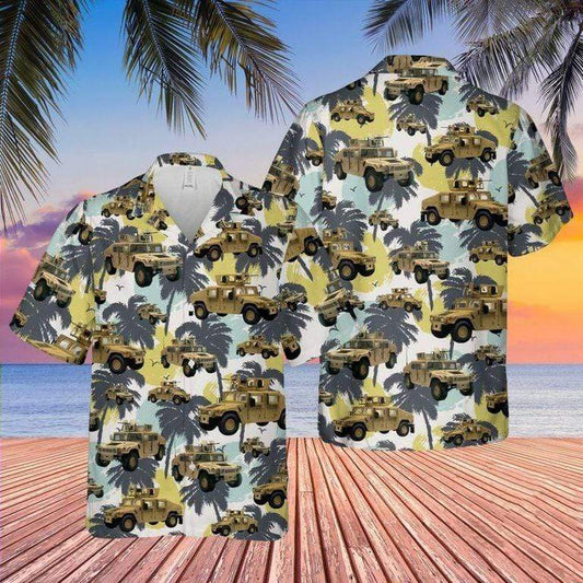 Hawaiian Aloha Shirts Us Army Hmmwv Humvee