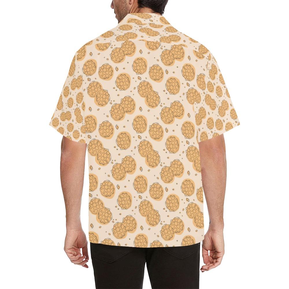 Waffle Print Design Hawaiian Shirt