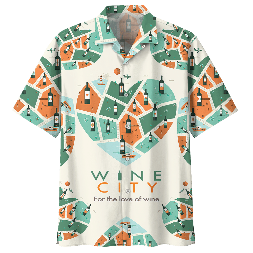 WINE HAWAIIAN SHIRT 532646