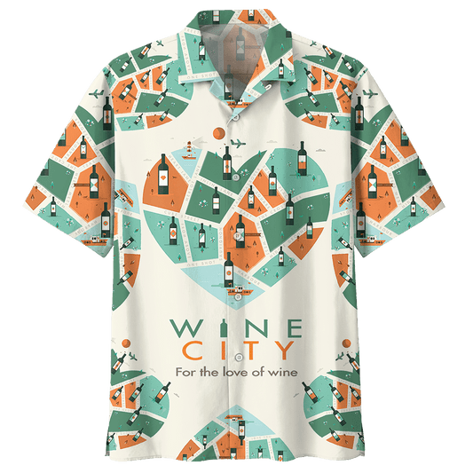 WINE HAWAIIAN SHIRT 532646