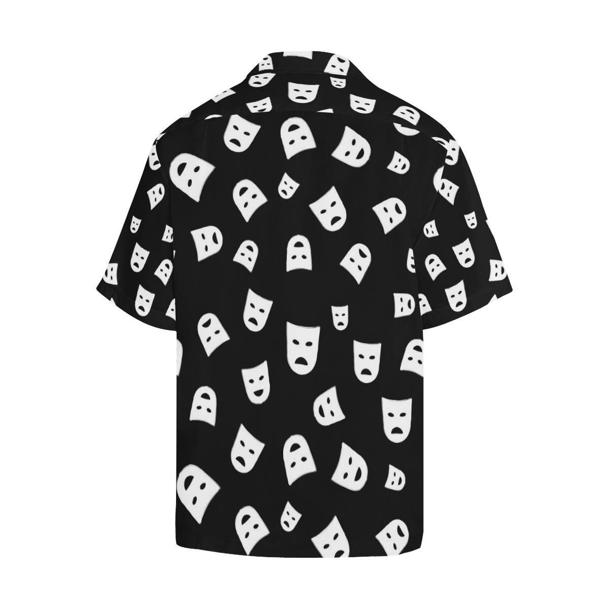 Acting Mask Pattern Print Design Hawaiian Shirt