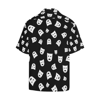 Acting Mask Pattern Print Design Hawaiian Shirt