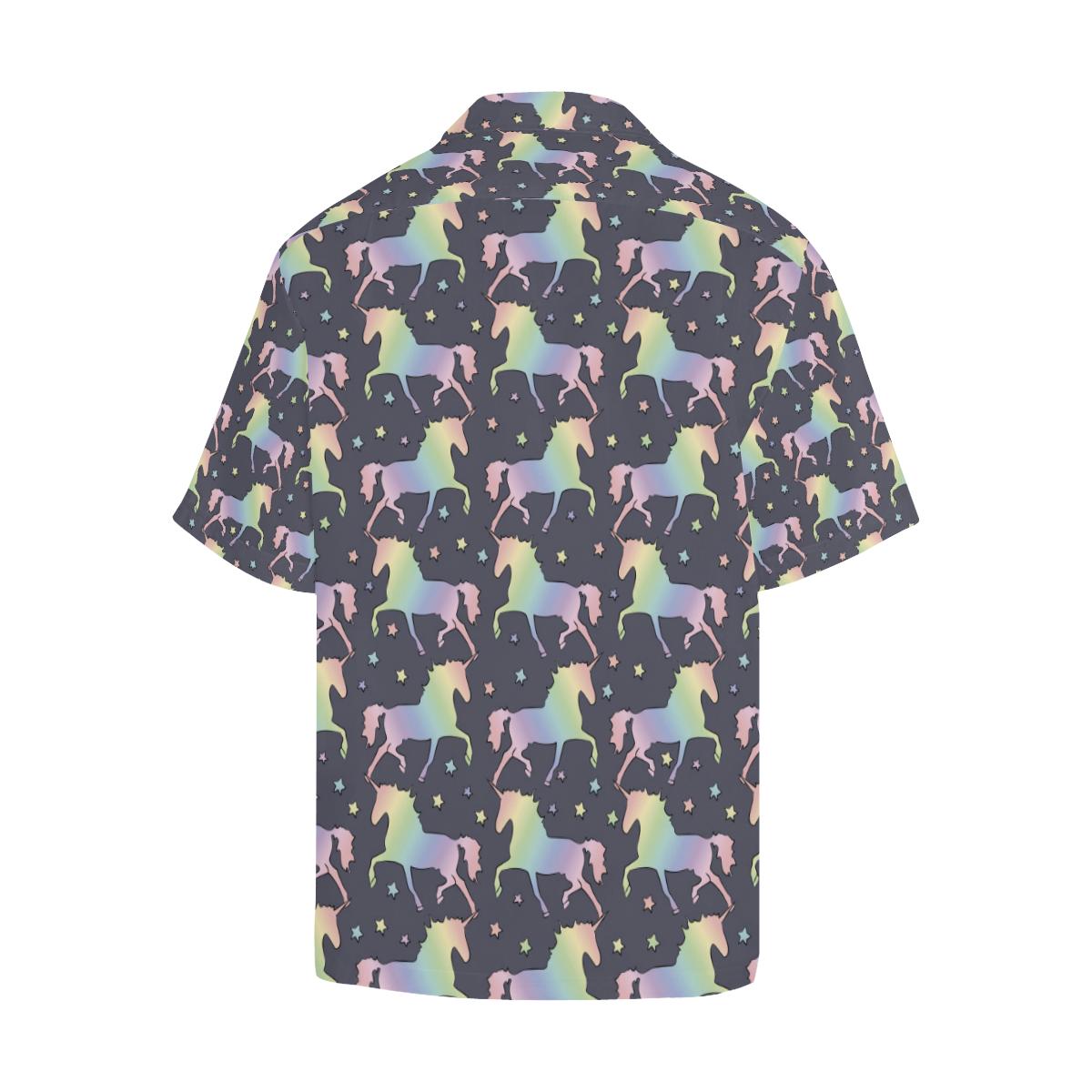 Rainbow Pattern Print Design A Hawaiian Shirt