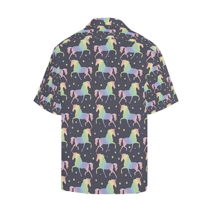 Rainbow Pattern Print Design A Hawaiian Shirt