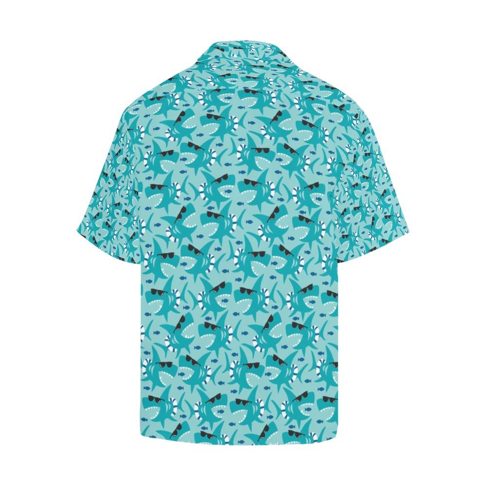 Shark Cute Print Design Hawaiian Shirt