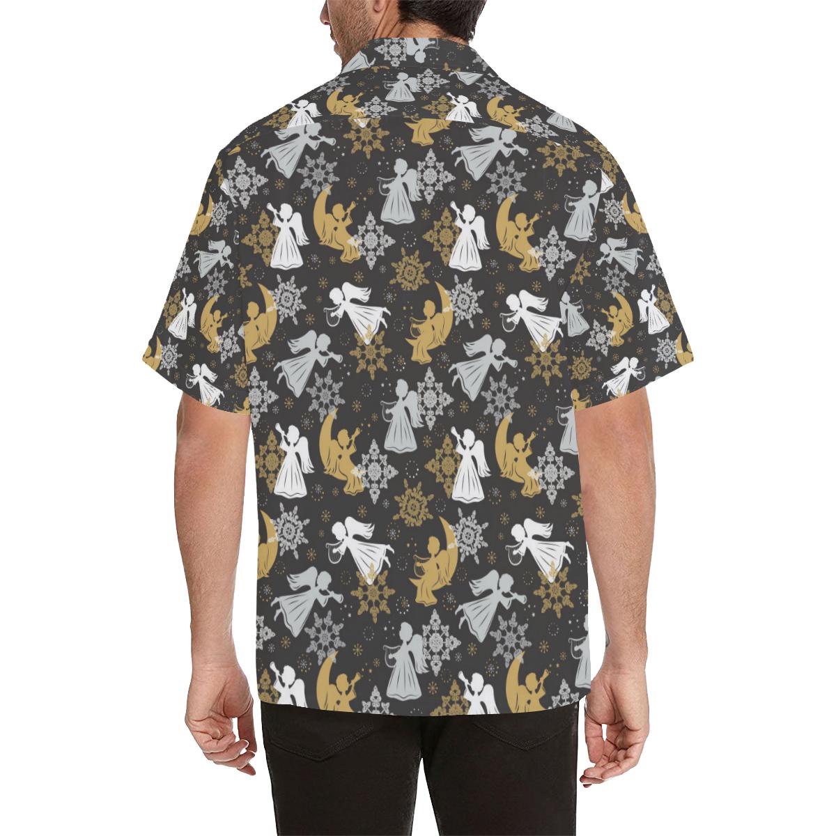 Angel Pattern Print Design Hawaiian Shirt