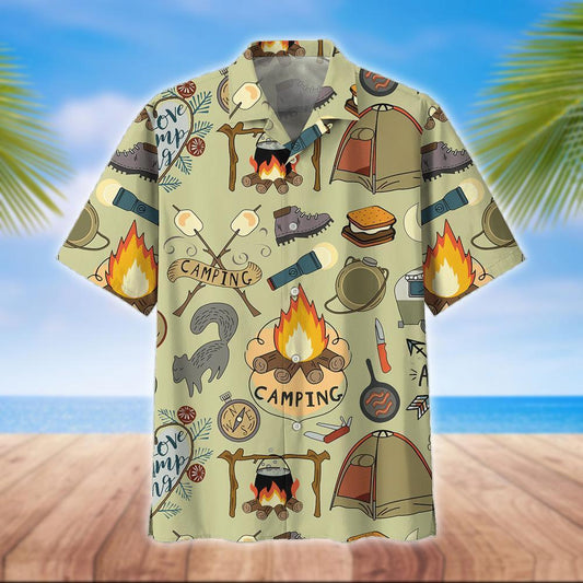 Camping Hawaiian Shirt 19 | Unique Beach Shirt Hawaiian