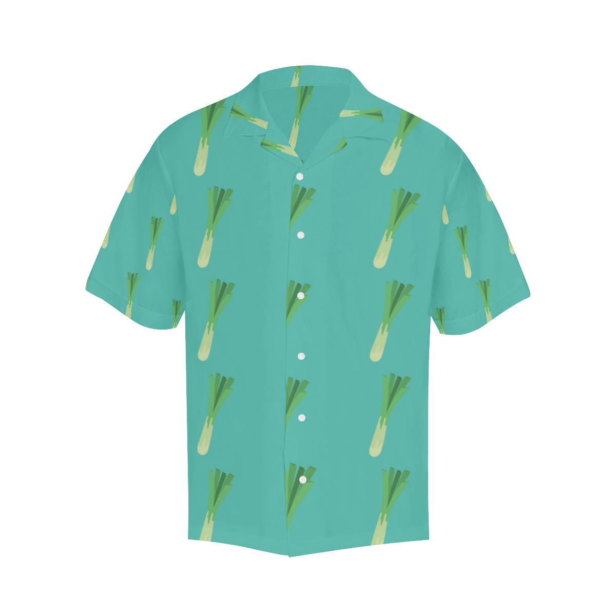 Leek Pattern Print Design Hawaiian Shirt