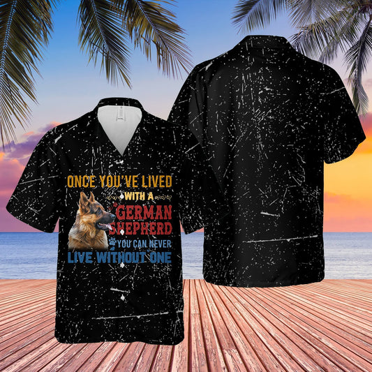 German Shepherd Can Never Live Without Unisex Hawaiian Shirt