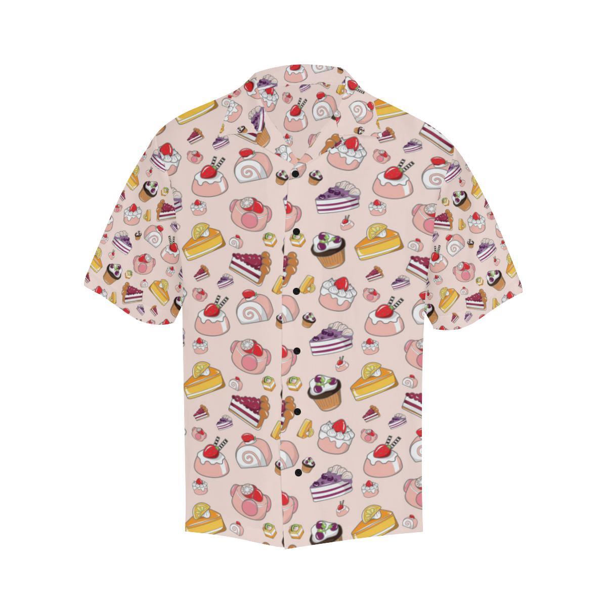 Cake Pattern Print Design Hawaiian Shirt