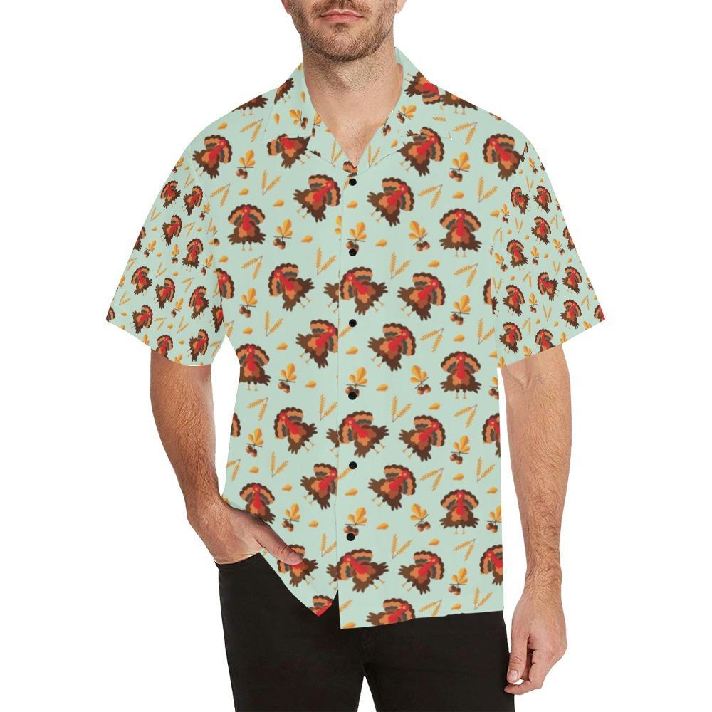 Thanksgiving Print Design Hawaiian Shirt