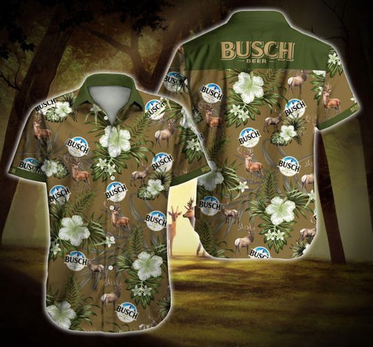 Busch Light Beer Hawaiian Shirt