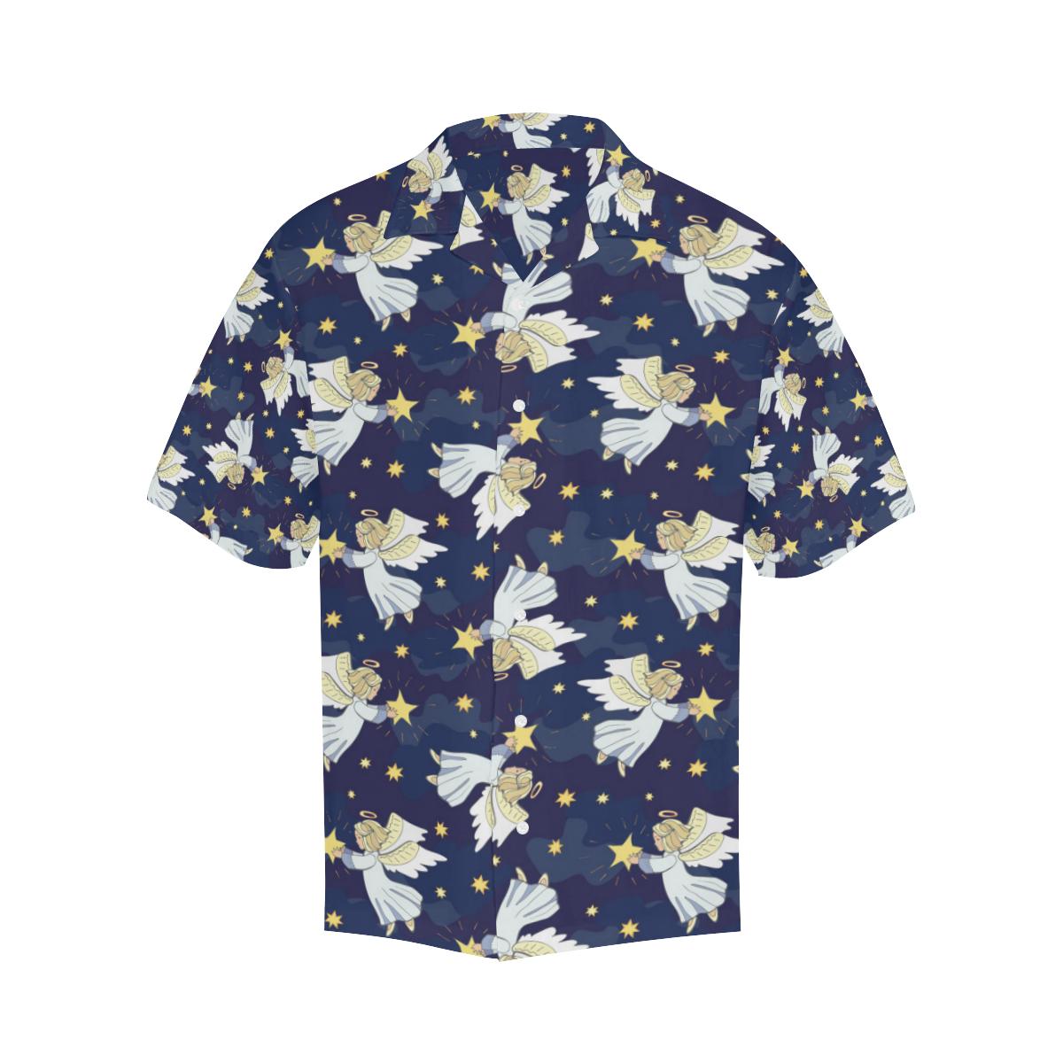 Angel Pattern Print Design Hawaiian Shirt