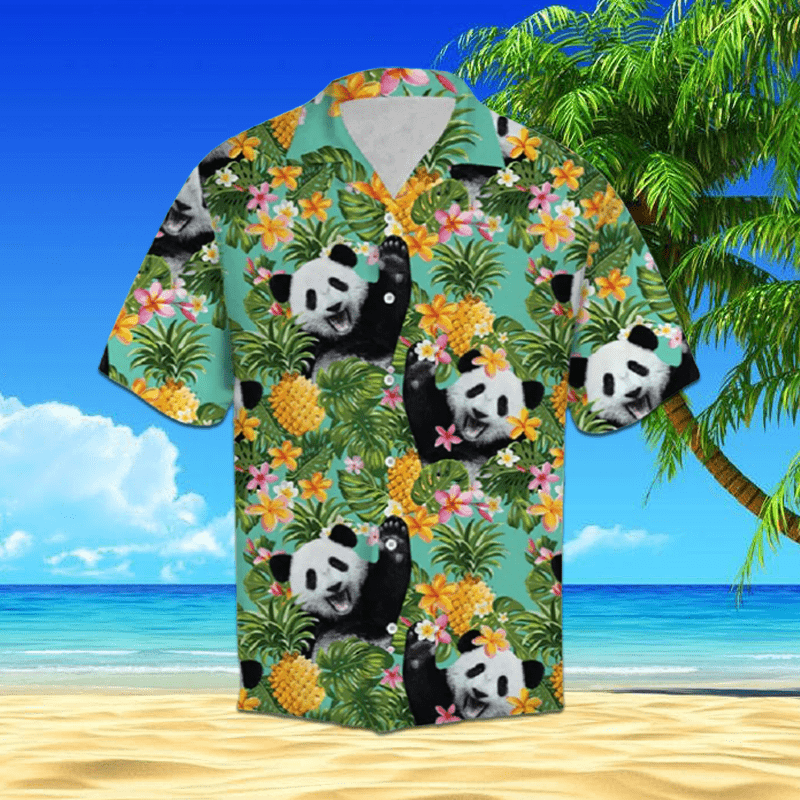 Panda Cherub Unisex Hawaiian Aloha Shirts #V