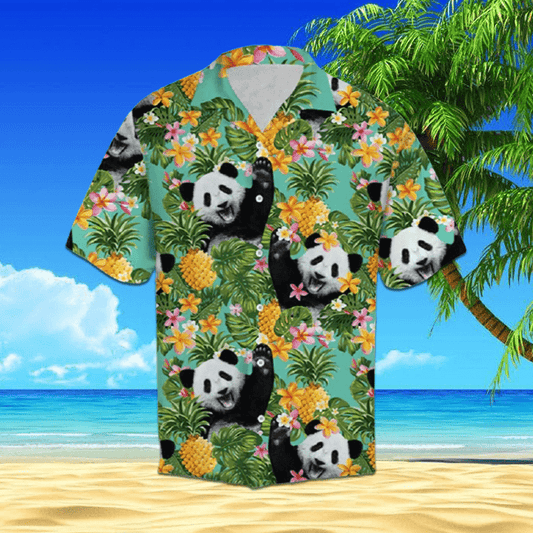 Panda Cherub Unisex Hawaiian Aloha Shirts #V