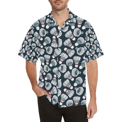 Badminton Ball Pattern Print Design Hawaiian Shirt