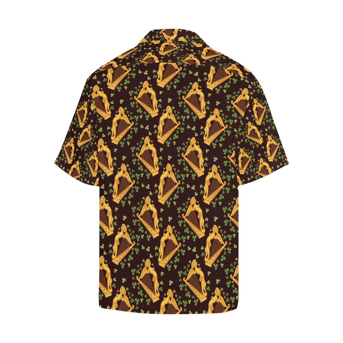 Harp Pattern Print Design Hawaiian Shirt