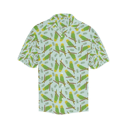 Budgerigar Pattern Print Design Hawaiian Shirt