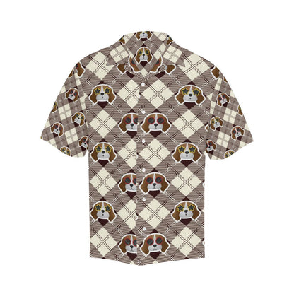 Beagle With Sunglass Pattern Mens All Over Print Hawaiian Shirt