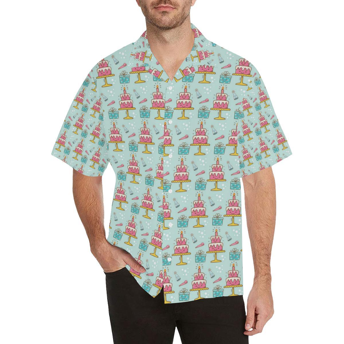 Cake Pattern Print Design Hawaiian Shirt