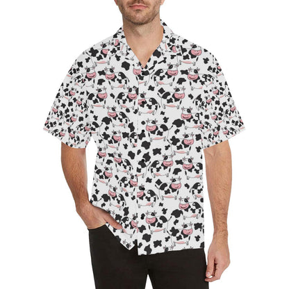 Cow Pattern Print Design Hawaiian Shirt