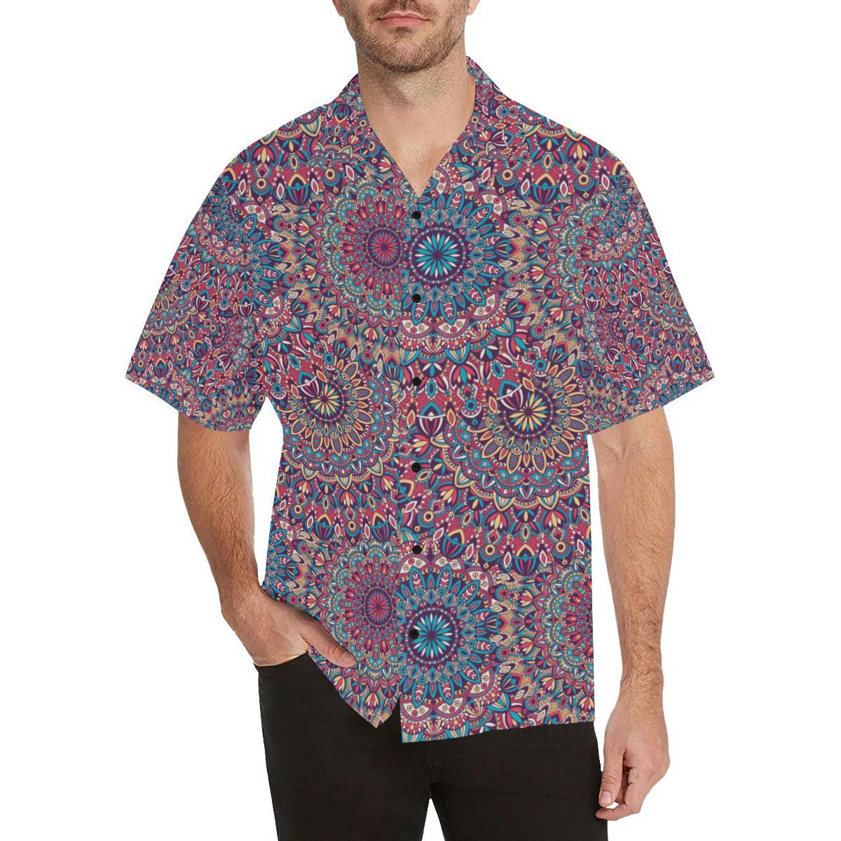 Boho Pattern Print Design Hawaiian Shirt