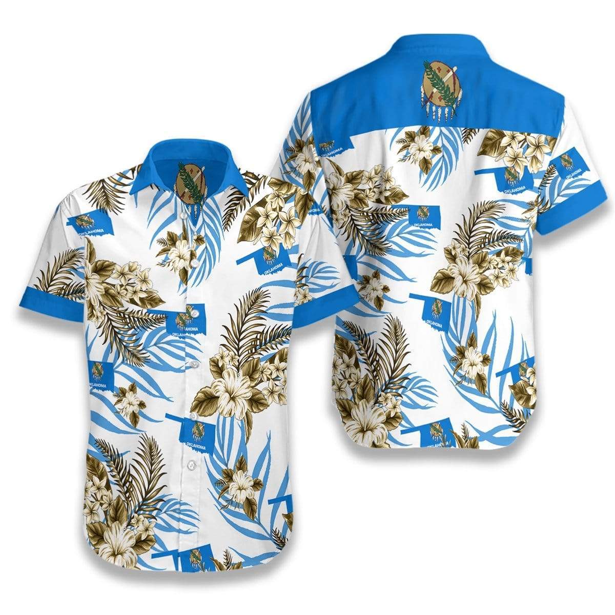 Hawaiian Aloha Shirts Oklahoma Proud