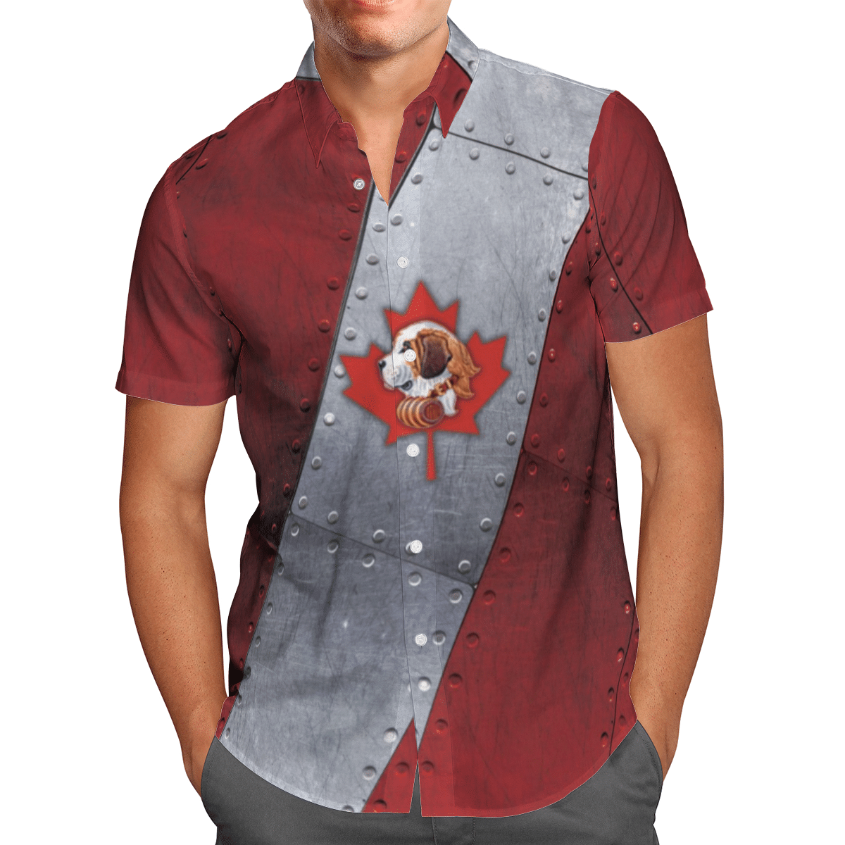 Canada Search And Rescue Squadron  Red Awesome Design Unisex Hawaiian Shirt For Men And Women Dhc17063487