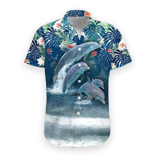  3D Dolphin Hawaii Shirt