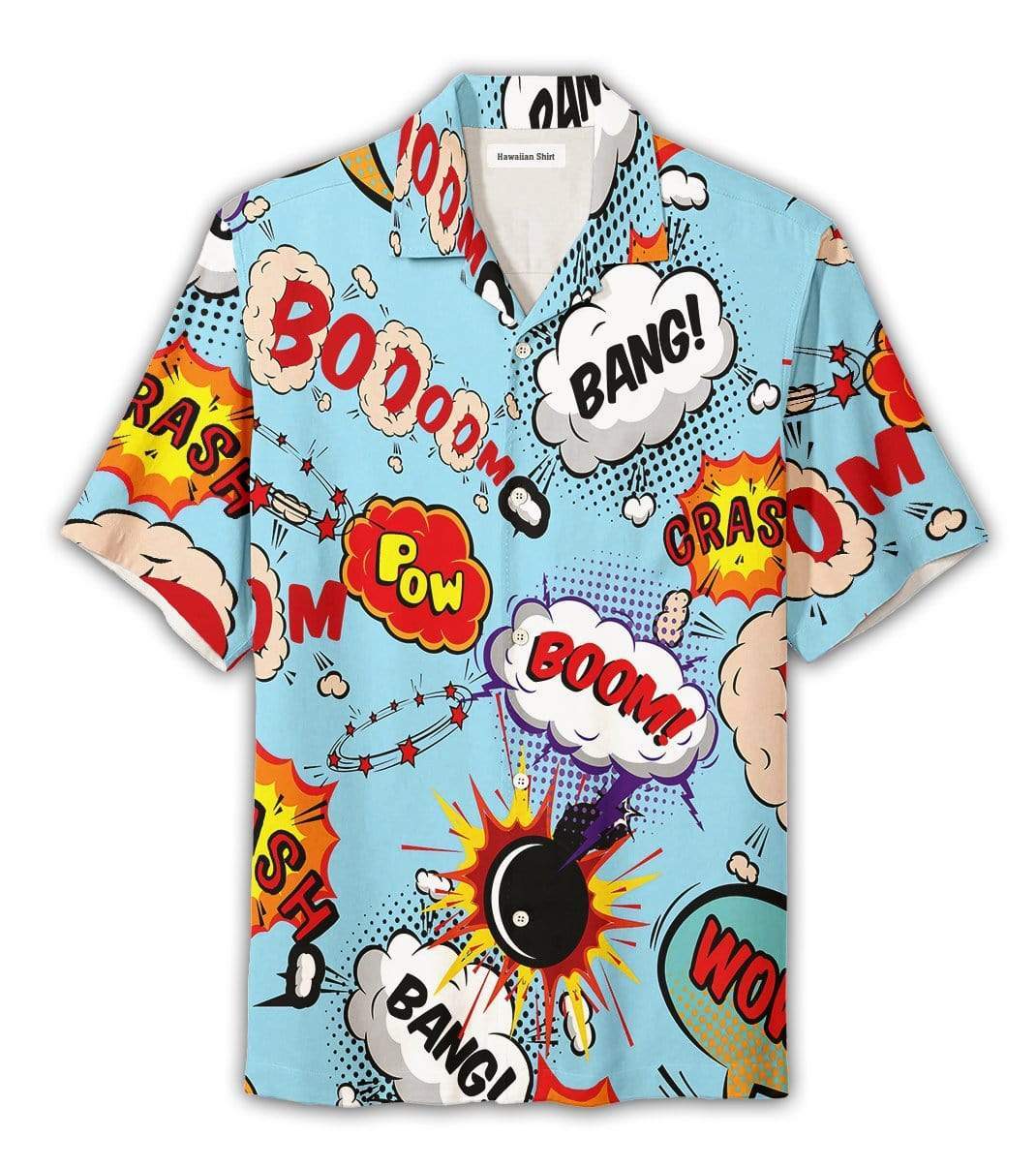 Suprise Explosion Boom Bang Pow Hawaiian Unisex Aloha Shirts #DH