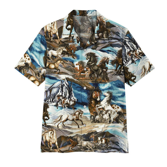 3D Horse Hawaii Shirt