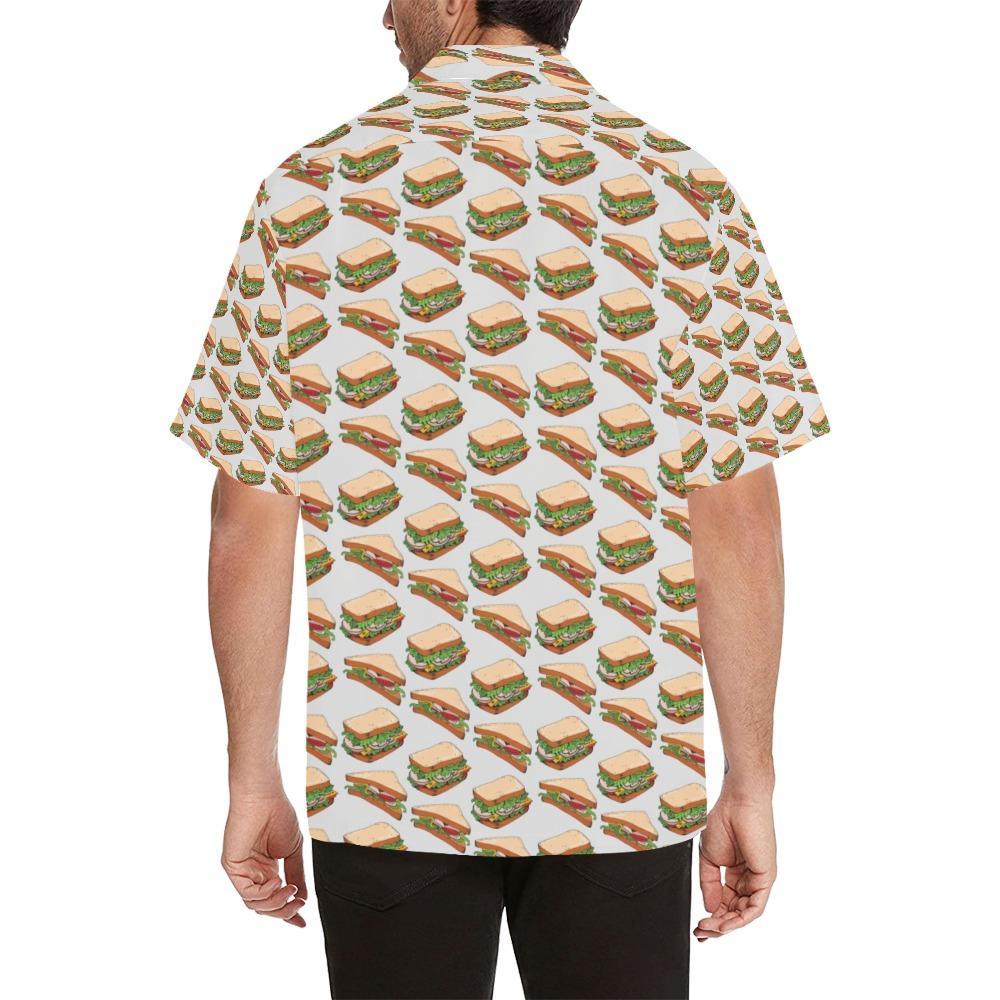 Sandwich Print Design Hawaiian Shirt
