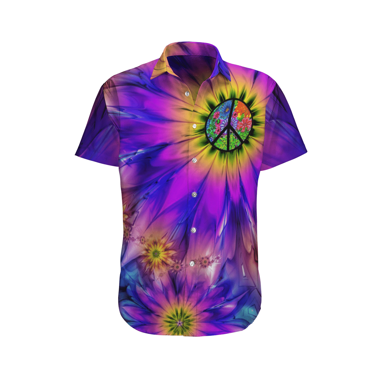 Hippie   Purple Nice Design Unisex Hawaiian Shirt For Men And Women Dhc17063566