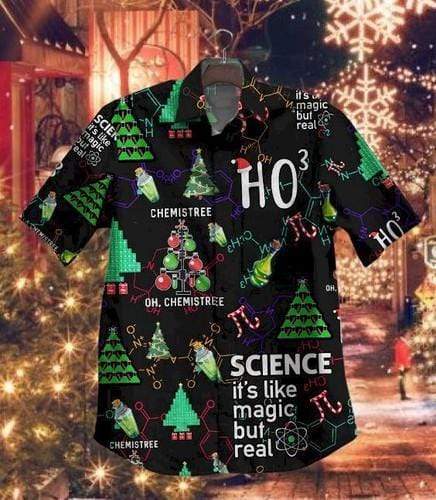 Science it's Like Magic But Real Hawaiian Aloha Shirts