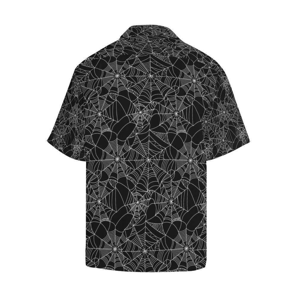 Spider Web Print Design Hawaiian Shirt